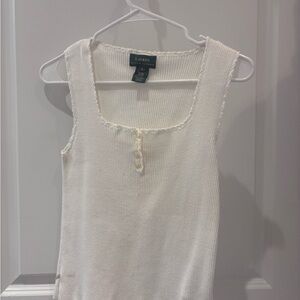 Ralph Lauren Cream Tank Top